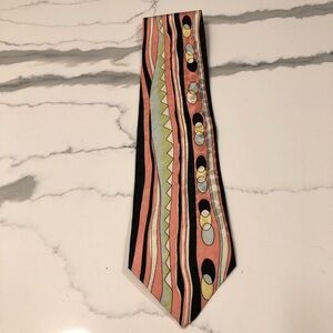 Daniel De Fasson Retro Vintage Colorful Tie